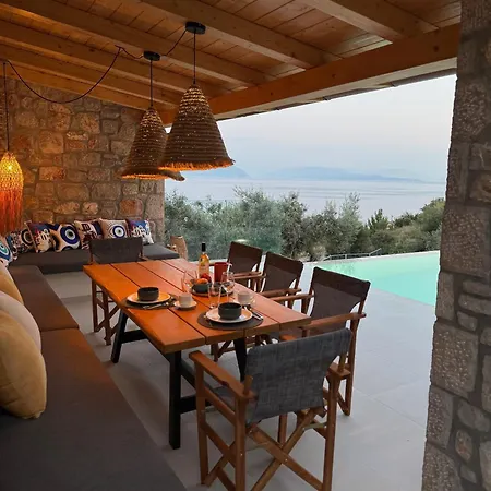 Luxury Ponti Hill Z Widokiem Na Morze ヴィラ