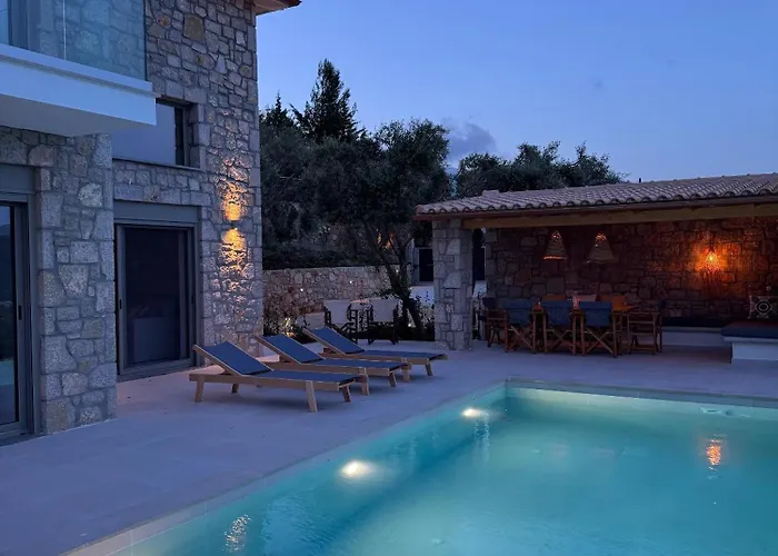 Luxury Ponti Hill Z Widokiem Na Morze Vilă Vasiliki