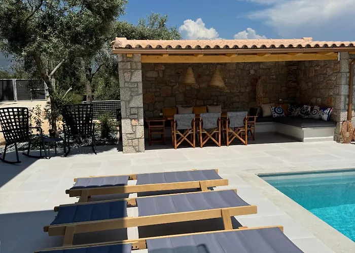 Vilă Luxury Ponti Hill Z Widokiem Na Morze Vasiliki