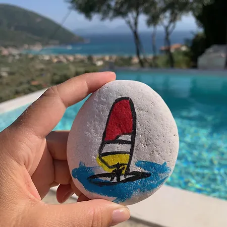 Luxury Ponti Hill Z Widokiem Na Morze Vasiliki