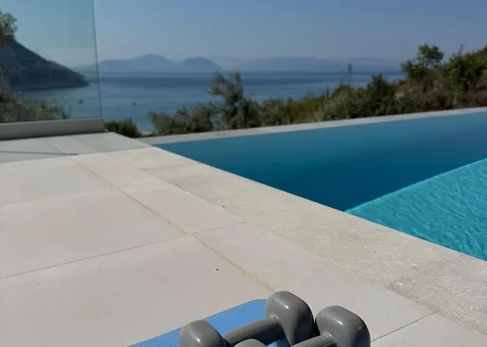 Luxury Ponti Hill Z Widokiem Na Morze Vassiliki